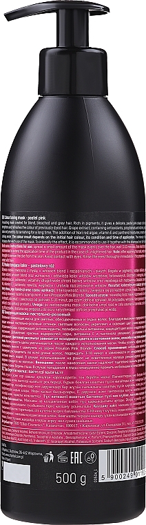 Toning Color Hair Mask - Prosalon Toning Color Mask Pink Blonde — photo N10