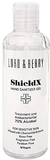 Hand Gel Sanitizer - Lord & Berry Shield Hand Sanitizer Gel — photo N1