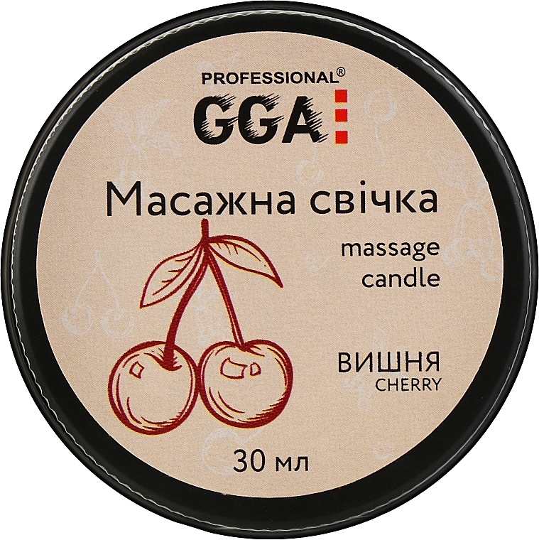 Cherry Massage Candle - GGA Professional Massage Candle — photo N1