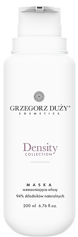 Strengthening Hair Mask - Grzegorz Duzy Cosmetics Density Collection Hair Mask — photo N1