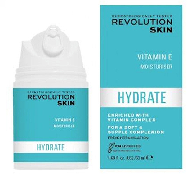 Moisturizing Face Cream - Revolution Skincare Hydrate Vitamin E & B3 Moisturiser — photo N1