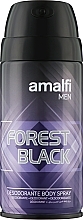 Black Forest Deodorant Spray - Amalfi Men Deodorant Body Spray Forest Black — photo N1