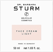 Light Moisturizing Face Cream - Dr. Barbara Sturm Face Cream Light — photo N3