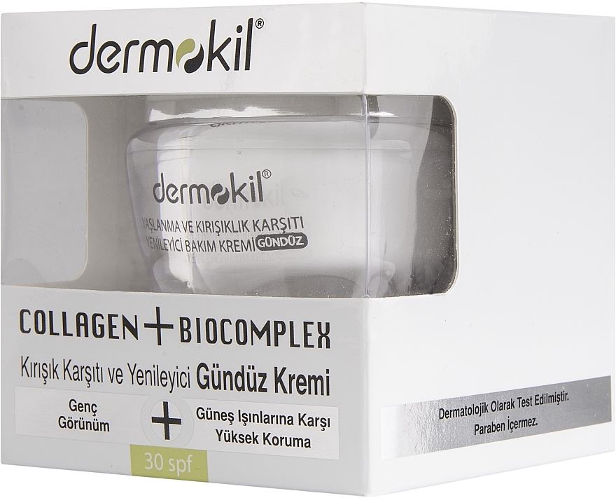 Anti-Wrinkle & Restorative Day Cream - Dermokil Collagen + Biocomplex Anti-wrinkle & Restorative Day Care Cream — photo N1