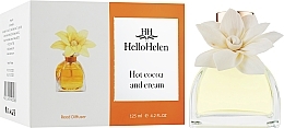 Fragrances, Perfumes, Cosmetics Reed Diffuser "Cocoa & Cream" - HelloHelen Diffuser Hot Cocoa and Cream