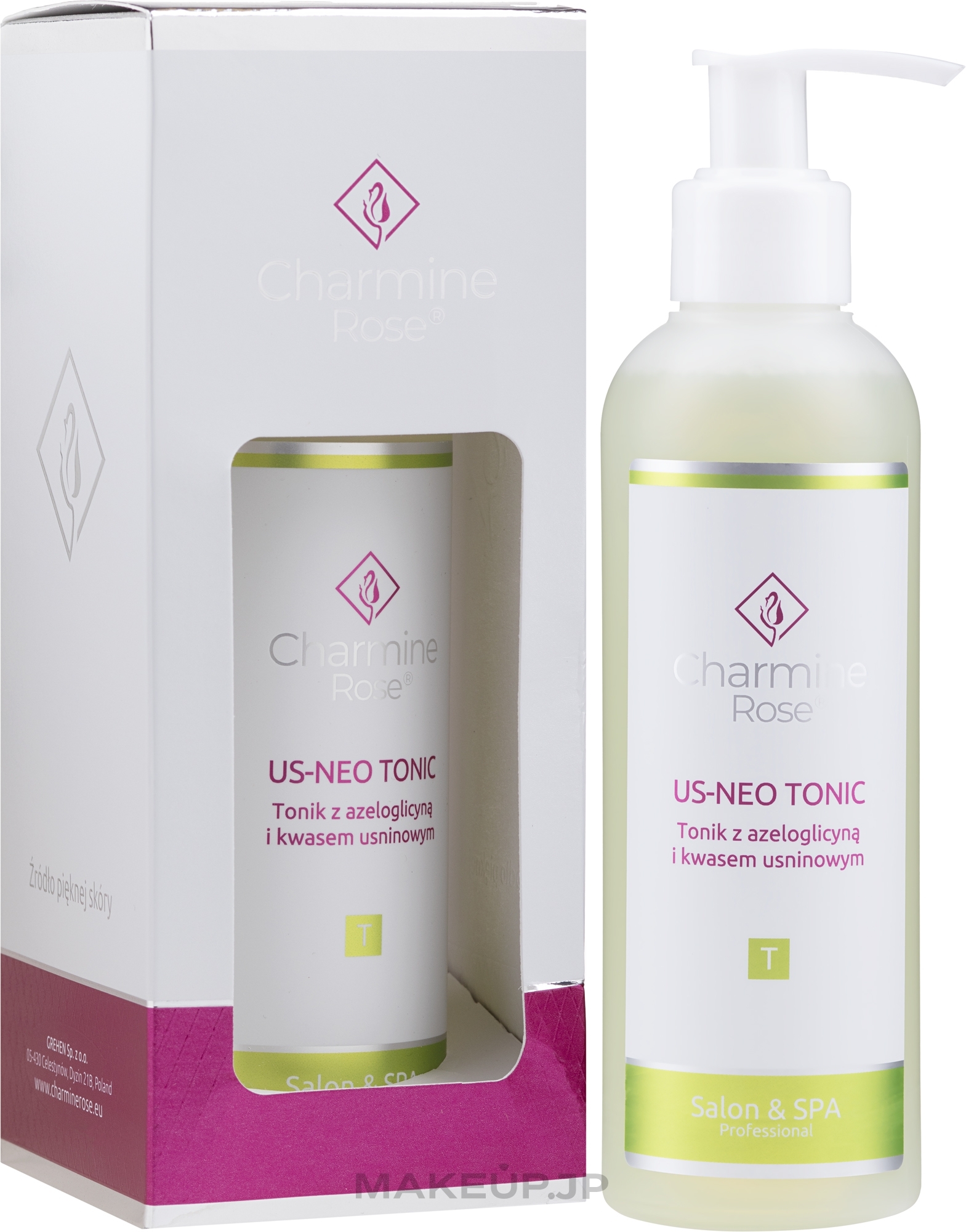 Azeloglycine and Usnic acid Tonic - Charmine Rose US-NEO Tonic — photo 200 ml