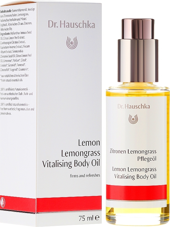 Body Oil "Lemon & Lemongrass" - Dr. Hauschka Lemon Lemongrass Vitalizing Body Oil — photo N1