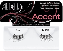 False Lashes - Ardell Lash Accents Black 318 — photo N1