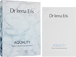 Moisturizing Face Mask - Dr. Irena Eris Aquality Water-Infused Essential Mask — photo N1