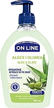 Liquid Soap "Aloe and Olive" - On Line Aloe & Olive Liquid Soap — photo N1