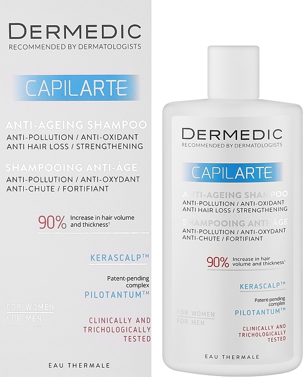 Anti-Aging Shampoo for Hair with Signs of Aging - Dermedic Capilarte Anti-ageing Shampoo — photo N3