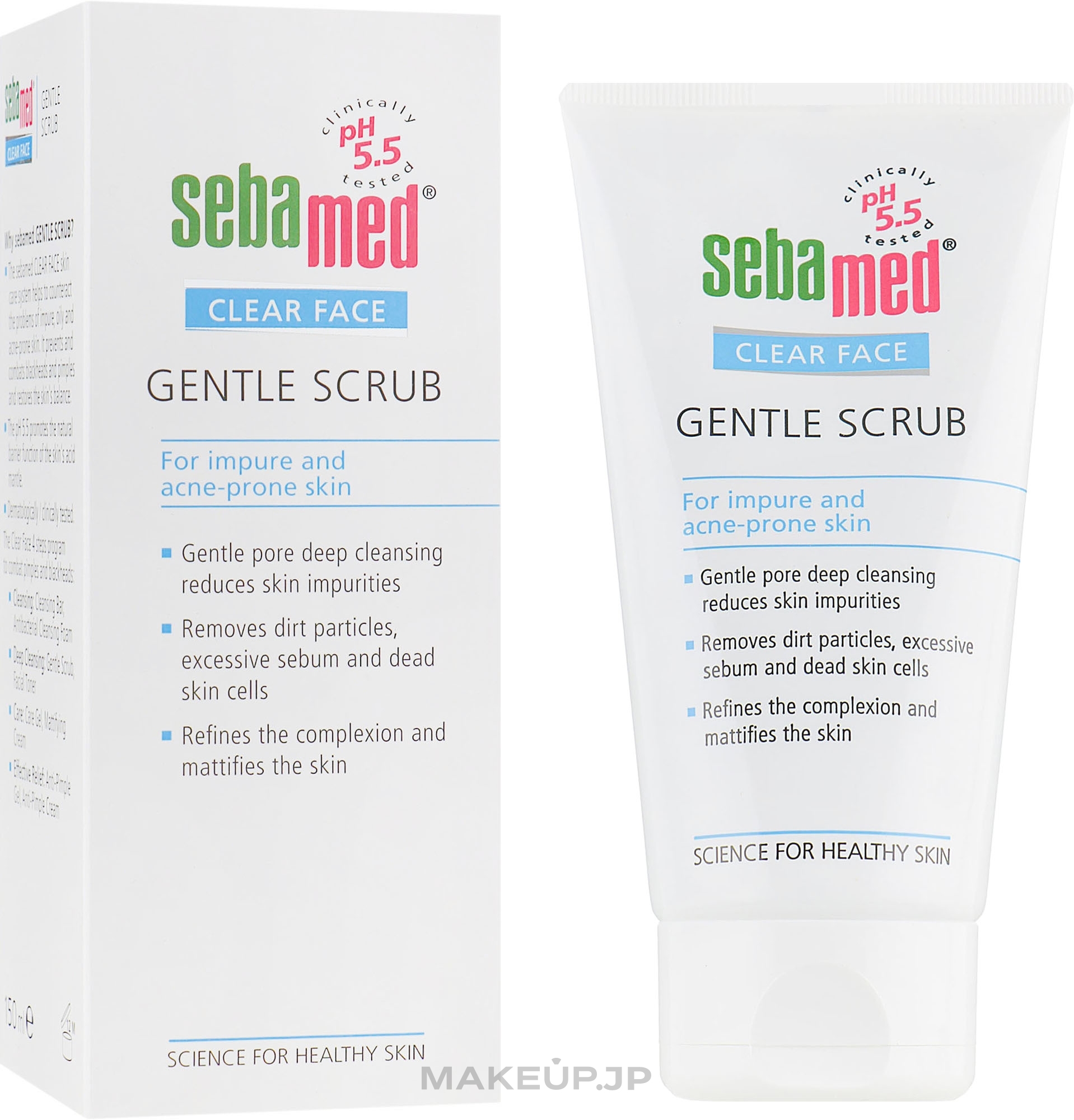 Facial Scrub - Sebamed Clear Face Gentle Scrub — photo 150 ml