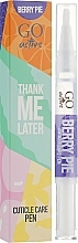 Fragrances, Perfumes, Cosmetics Cuticle Oil - GO Active Thank Me Later Berry Pie Cuticle Care Pen