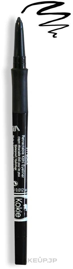 Eyeliner - Kokie Professional Retractable Eyeliner — photo Black