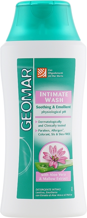 Intimate Wash with Aloe Vera & Mallow Extract - Geomar Intimate Wash — photo N2