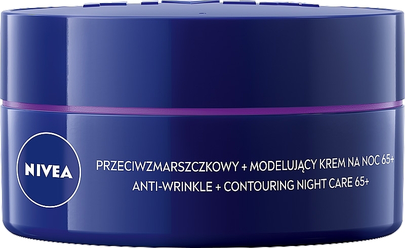 Night Cream "Youth Energy 65+" - Nivea Anti-Wrinkle Contouring Night Care 65+ — photo N3