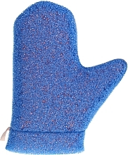 Massage Mitt, 6021, blue-orange - Donegal Aqua Massage Glove — photo N2