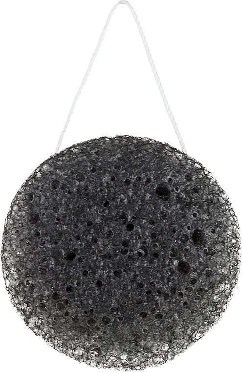 Konjac Sponge "Wild Badger" - The Konjac Sponge Co Bamboo Charcoal — photo N1