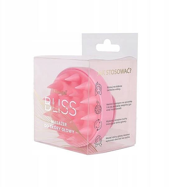 Scalp Massager, pink - Donegal Blissful Scalp Massager — photo N1