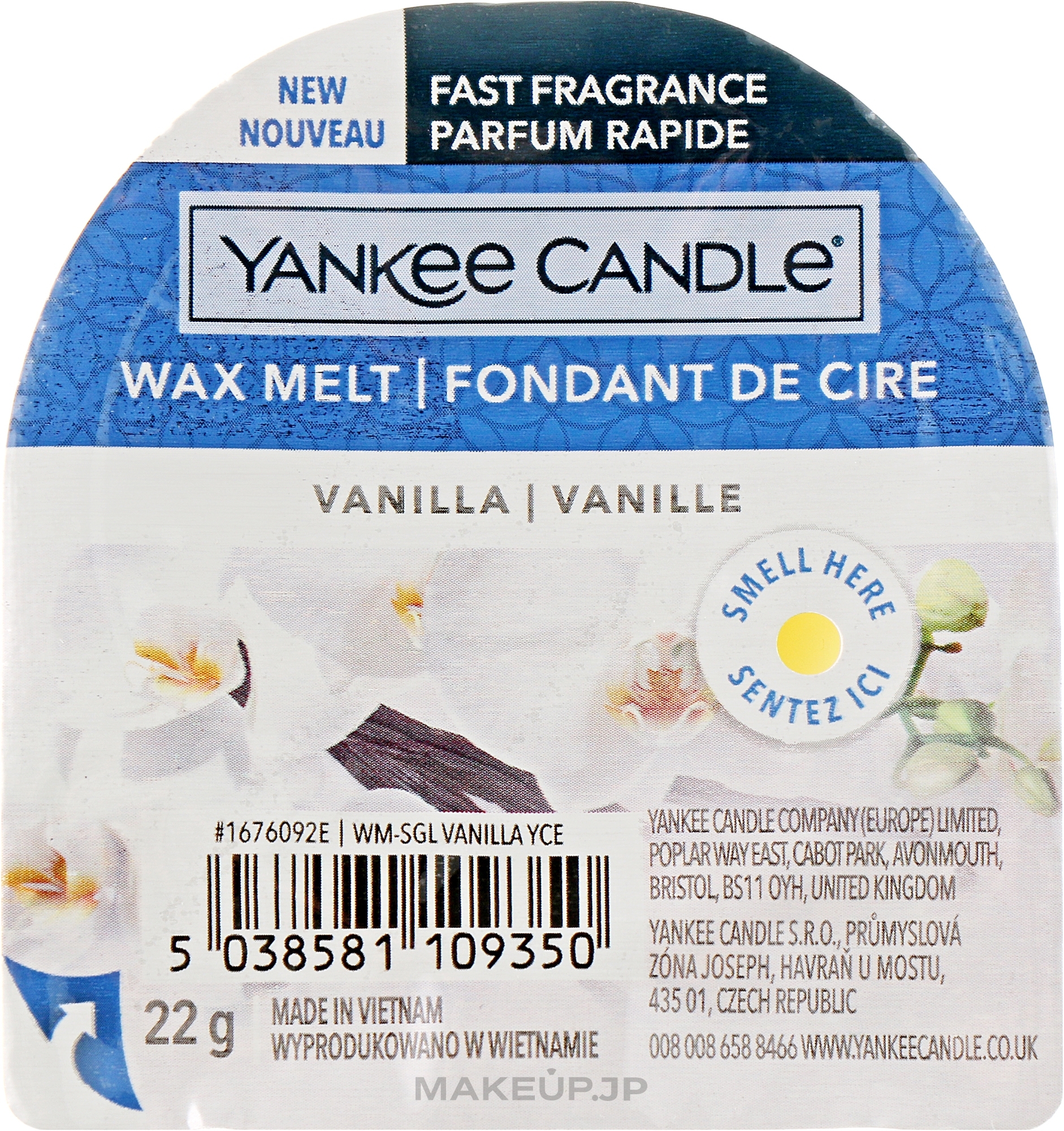 Aromatic Wax - Yankee Candle Wax Melt Vanille — photo 22 g