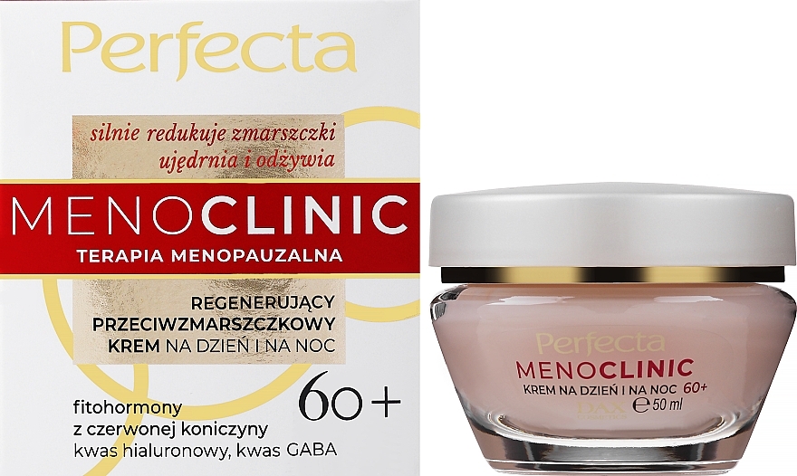 Regenerating Anti-Wrinkle Day & Night Face Cream 60+ - Perfecta MenoClinic 60+ — photo N3