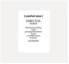 Fragrances, Perfumes, Cosmetics Cleansing Facial Scrub - Comfort Zone Essential Scrub (sample)