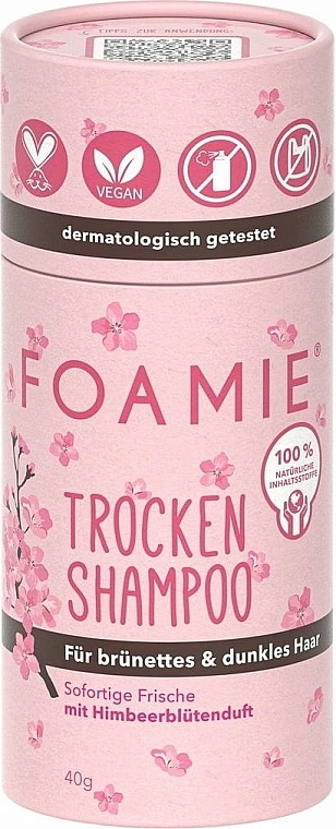 Brunette Dry Shampoo - Foamie Dry Shampoo Berry Blossom — photo N1