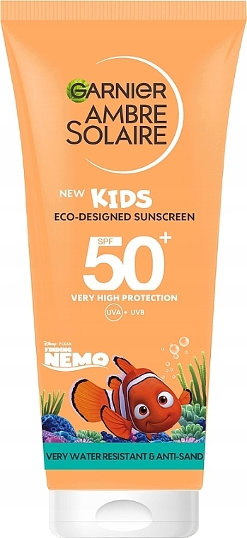 Sunscreen Body Lotion - Garnier Ambre Solaire Kids Lotion SPF50 — photo N1