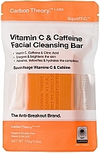 Fragrances, Perfumes, Cosmetics Vitamin C & Caffeine Cleansing Soap - Carbon Theory Vitamin C & Caffeine Facial Cleansing Bar