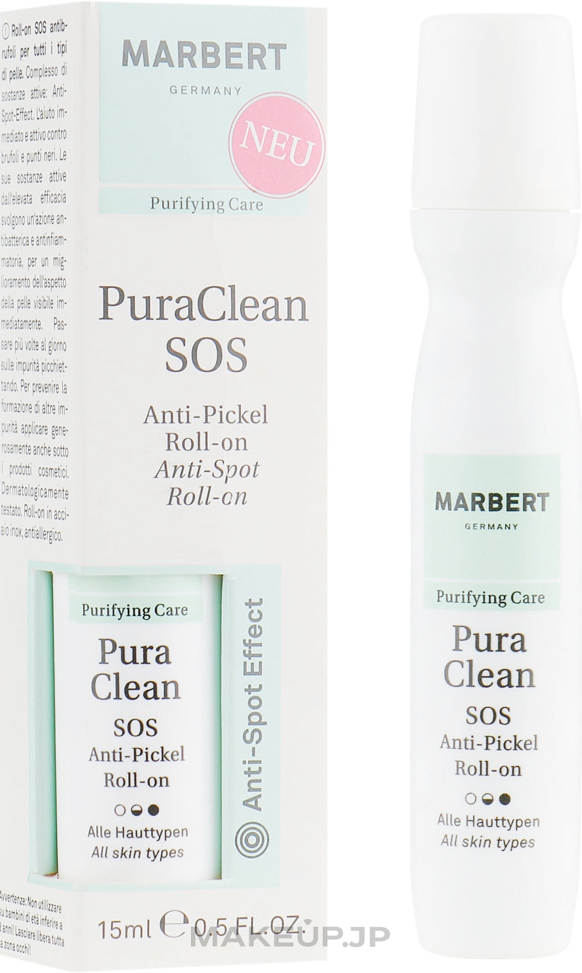 Marbert - Purifying Care Pura Clean SOS Anti-Pickel Roll-On — photo 15 ml