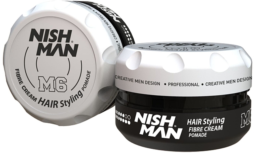 Styling Hair Pomade - Nishman Hair Styling Fibre Cream — photo N1