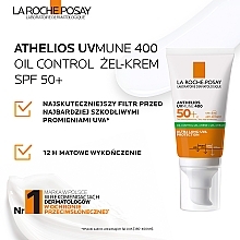 Mattifying Sunscreen Gel for Oily Sensitive Skin SPF 50+ - La Roche-Posay Anthelios Gel-Cream — photo N11