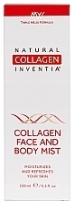 Face & Body Collagen Mist - Natural Collagen Inventia Face And Body Mist — photo N2