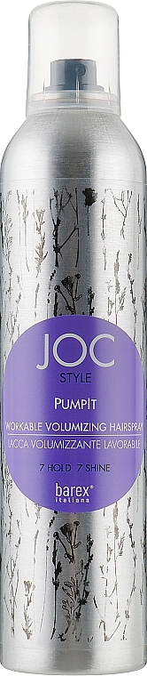 Flexible Volume Spray - Barex Italiana Joc Style Pump It Workable Volumizing Hairspray — photo N1