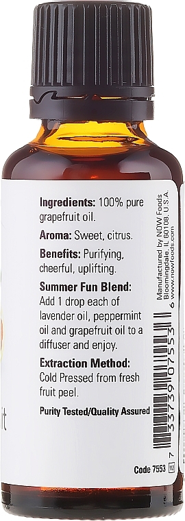 Essential Oil "Grapefruit" - Now Foods Grapefruit Essential Oils — photo N2