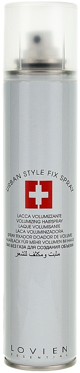 Strong Hold Hair Spray - Lovien Essential Styling Urban Style Fix Finish Spray — photo N3