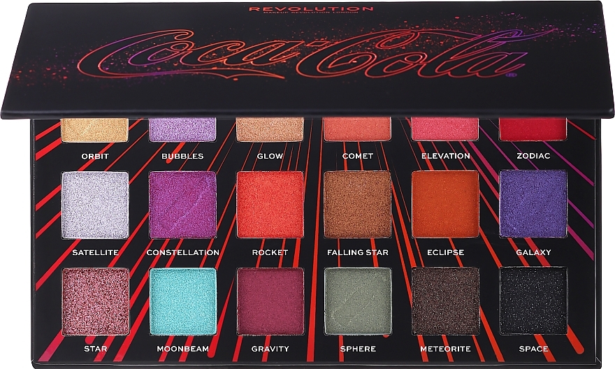 Eyeshadow Palette - Makeup Revolution x Coca-Cola Creations Shadow Palette — photo N1