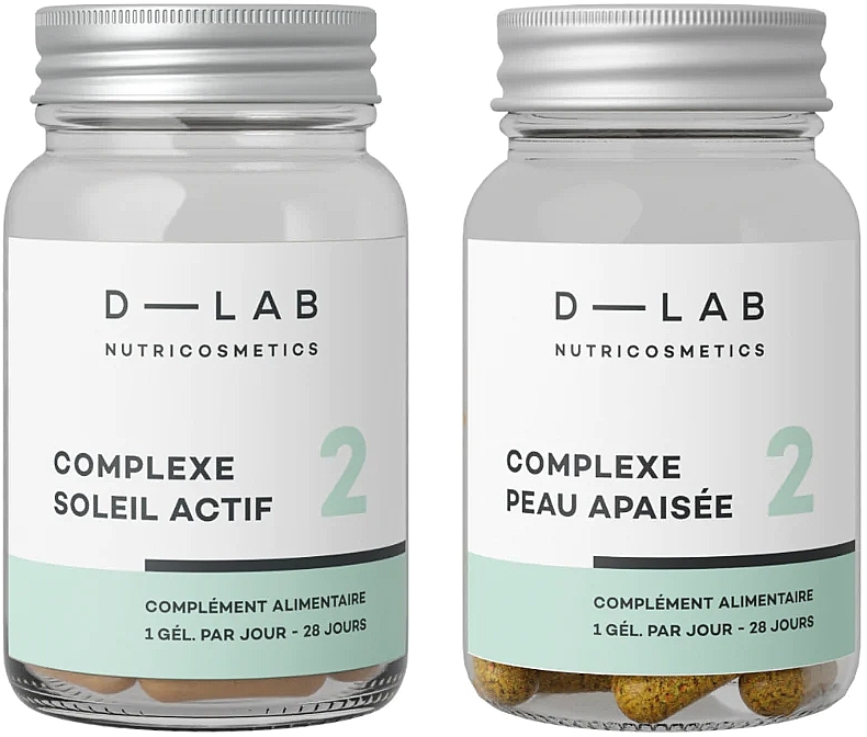 Set - D-Lab NutriCosmetics Total-Radiance Duo (caps/2x28pcs) — photo N1