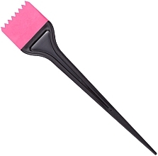 Wide Silicone Hair Brush, pink - Xhair — photo N1