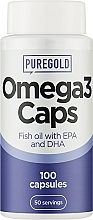 Omega 3 Fatty Acids, capsules - PureGold Fish Oil witw EPA and DHA — photo N1