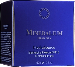 Moisturizing Protective Cream for Normal and Dry Skin - Mineralium Dead Sea Hydra Source Moisturizing Protector SPF15 — photo N2