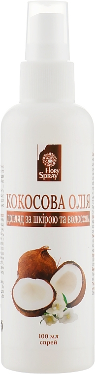 Body & Hair Coconut Oil Spray - Flory Spray — photo N6