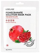 Fragrances, Perfumes, Cosmetics Facial Sheet Mask - Lebelage Pomegrante Solution Mask