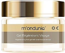 Regenerating Face Gel with Snail Mucus - M'onduniq Snails Secret Regenerating Face Gel With Snail Mucus Extract — photo N1