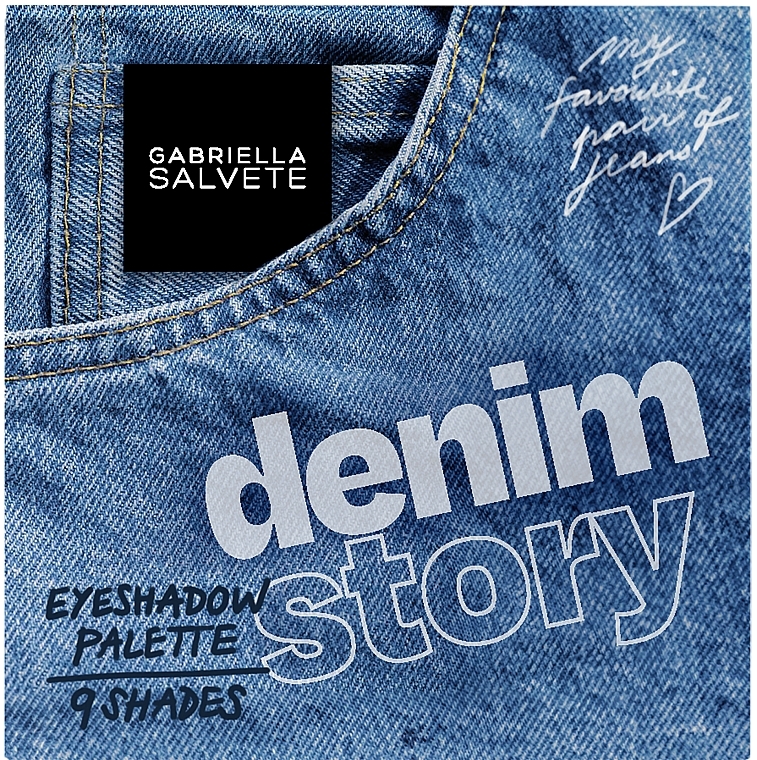 Eyeshadow Palette - Gabriella Salvete Denim Story Eyeshadow Palette — photo N2