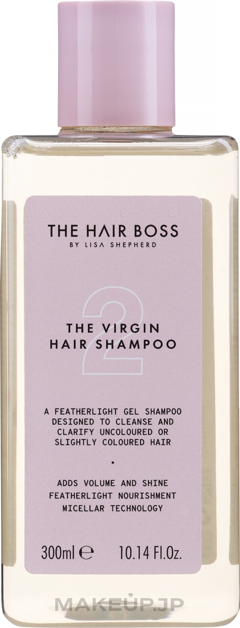 Shampoo for Uncolored or Slightly Colored Hair - The Hair Boss Virgin Hair Shampoo — photo 300 ml