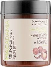 Fragrances, Perfumes, Cosmetics Strengthening Mask with Macadamia Oil - Kosswell Professional Macadamia Reinforce Mask