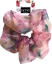 Scrunchie, 417615, pink - Glamour — photo N1