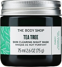 Fragrances, Perfumes, Cosmetics Anti-Imperfection Night Mask - The Body Shop Tea Tree Anti-Imperfection Night Mask