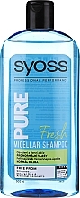 Fragrances, Perfumes, Cosmetics Micellar Shampoo for Normal Hair - Syoss Pure Fresh Micellar Shampoo